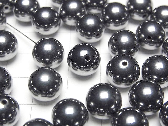 Terahertz Half Drilled Hole Round 10mm 10pcs