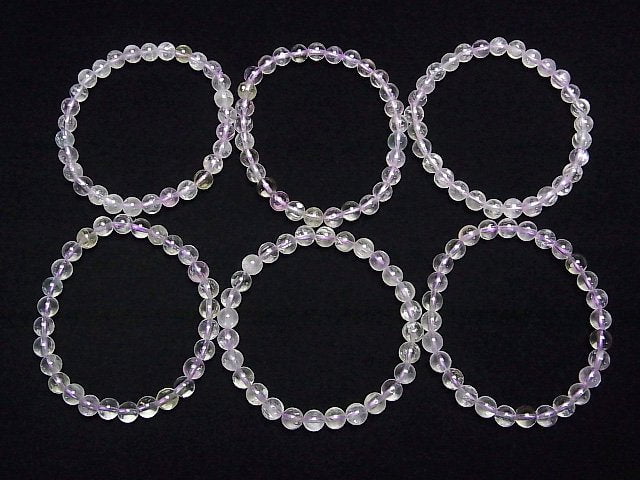 Afghanischer Kunzit AAA rund 6,5mm Armband