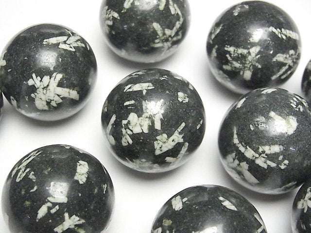 Peony Stone Sphere, Round 29mm 1pc