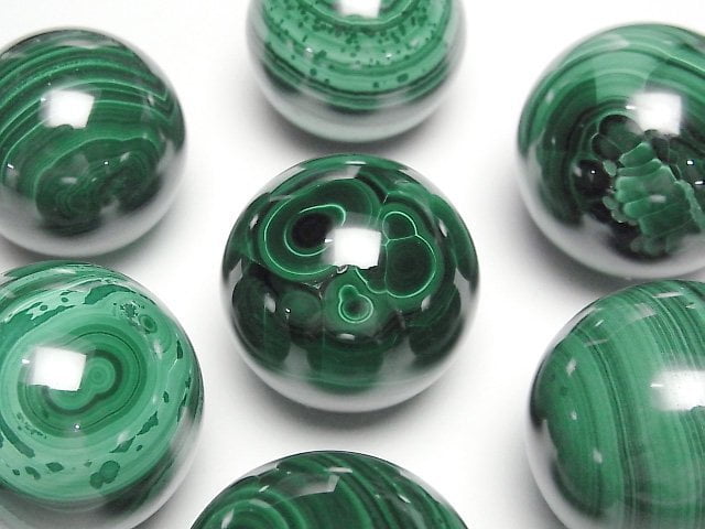 Malachit AAA Kugel, Rund 27mm-31mm 1Stück