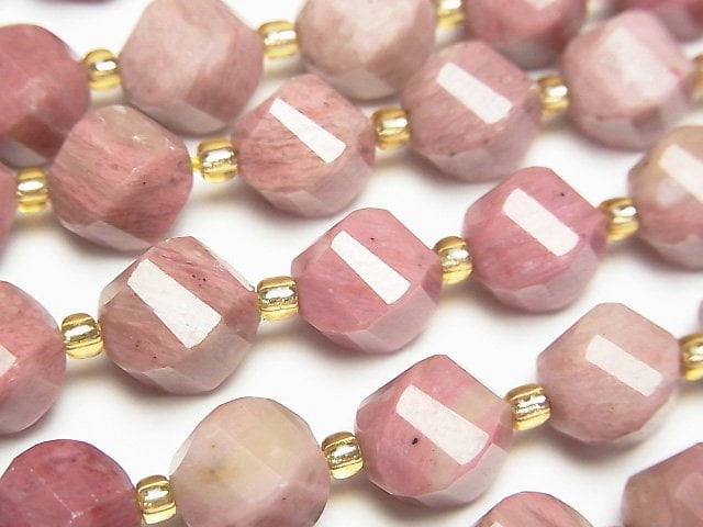 High Quality! Siliceous Schist AA Twist x Multiple Facets 10x8x8mm 1strand beads (aprx.15inch/36cm)