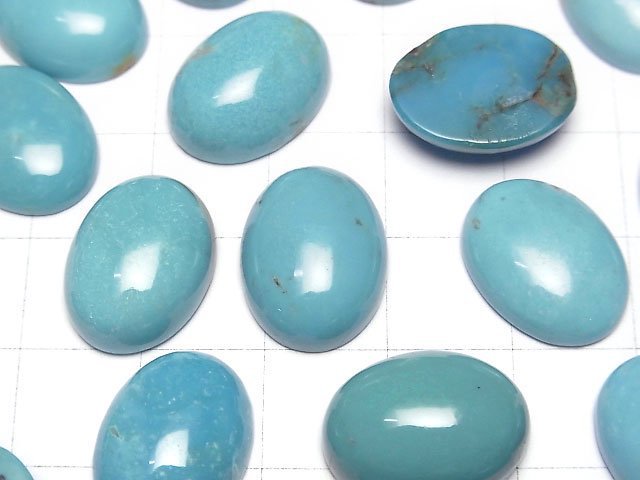 Turquoise AAA Oval Cabochon 16x12mm 1pc