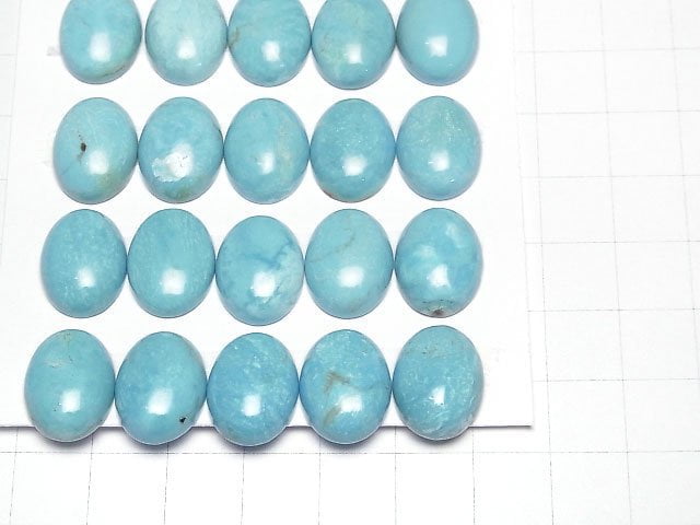 Türkis AAA- ovaler Cabochon 16x12mm 1 Stück