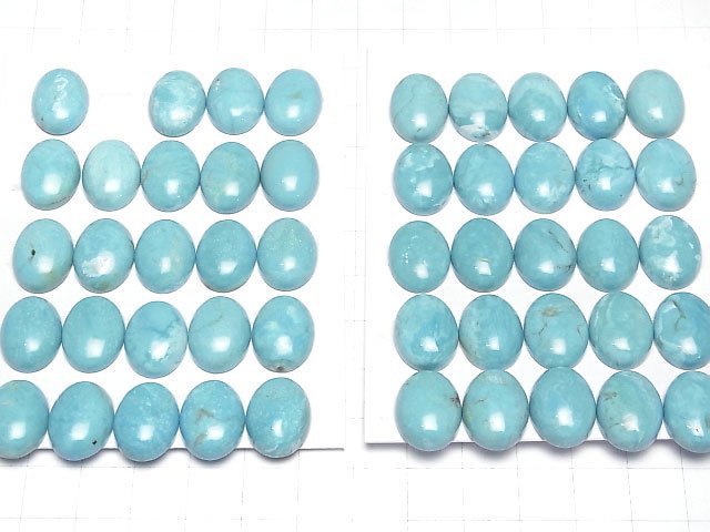 Türkis AAA- ovaler Cabochon 16x12mm 1 Stück
