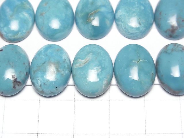 Turquoise AA++ Oval Cabochon 16x12mm 1pc