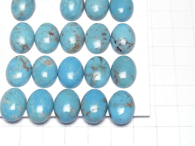 Türkis AA++ Oval Cabochon 16x12mm 1Stück