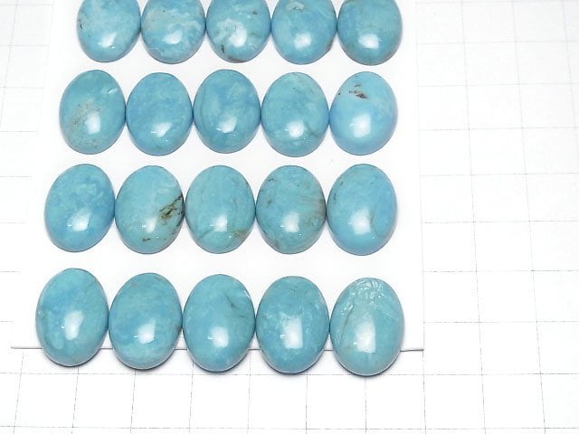 Türkis AA++ Oval Cabochon 18x13mm 1Stück