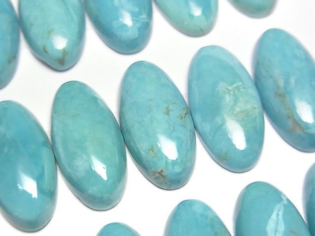 Turquoise AA++ Oval Cabochon 20x10mm 1pc