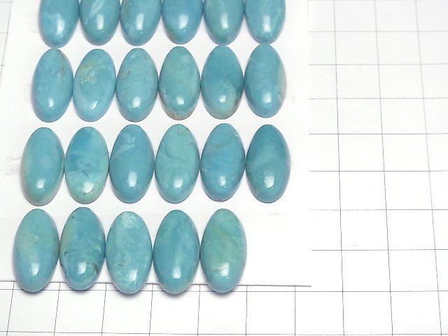 Türkis AA++ Oval Cabochon 20x10mm 1Stück