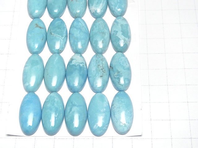 Türkis AA++ Oval Cabochon 24x12mm 1Stück