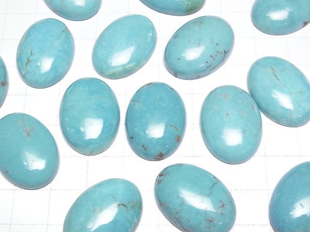 Türkis AAA- Oval Cabochon 25x18mm 1Stück