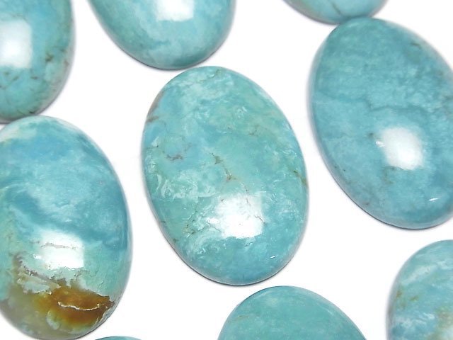 Turquoise AA++ Oval Cabochon 30x20mm 1pc