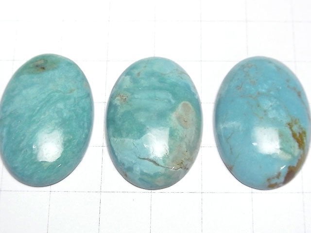 Turquoise AA++ Oval Cabochon 30x20mm 1pc