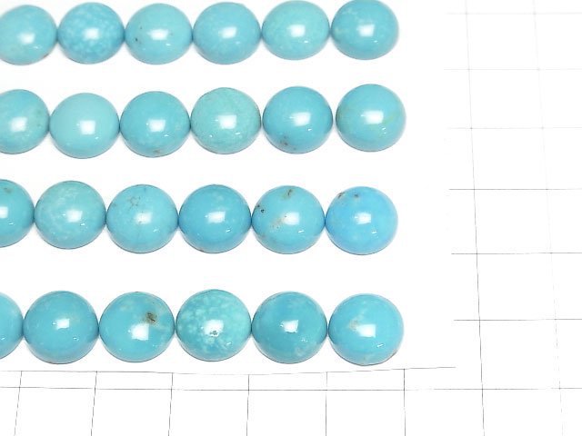 Türkis AAA runder Cabochon 10x10mm 1 Stück