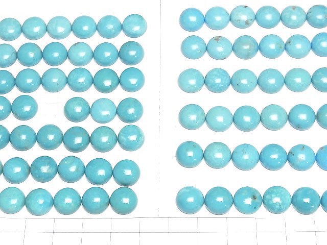 Türkis AAA runder Cabochon 10x10mm 1 Stück