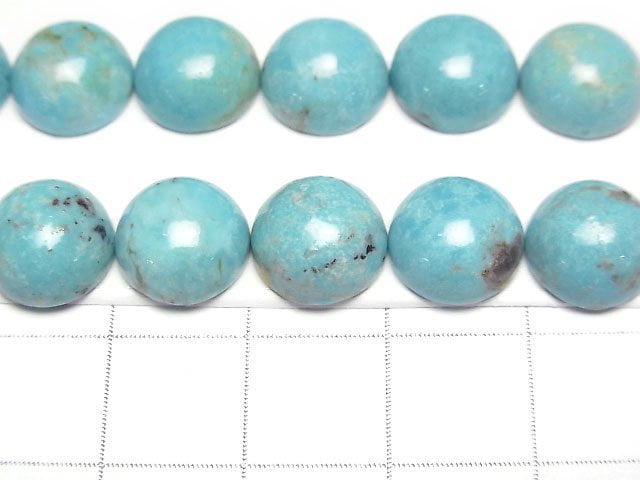 Turquoise AA++ Round Cabochon 10x10mm 1pc