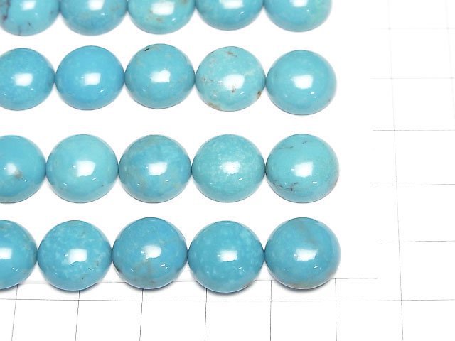 Türkis AAA runder Cabochon 12x12mm 1 Stück