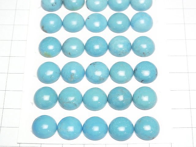 Türkis AAA runder Cabochon 12x12mm 1 Stück