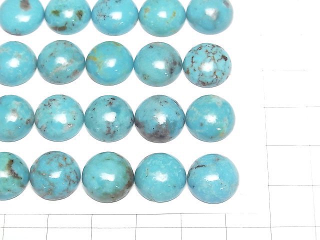 Türkis AAA- Runde Cabochon 12x12mm 1Stück