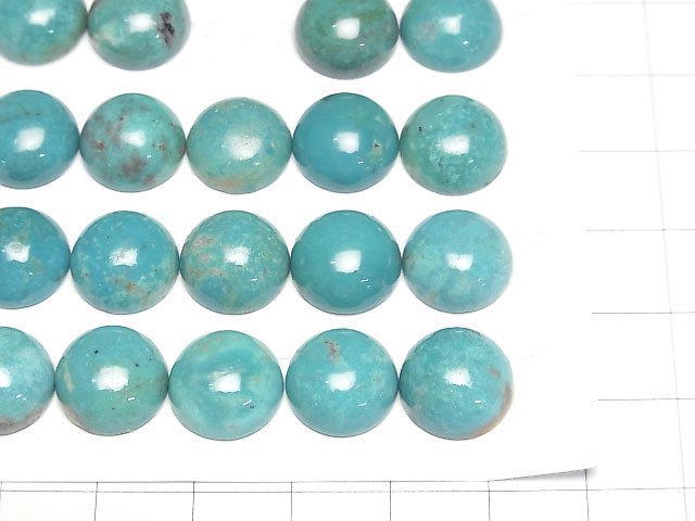 Türkis AA++ Runde Cabochon 12x12mm 1Stück
