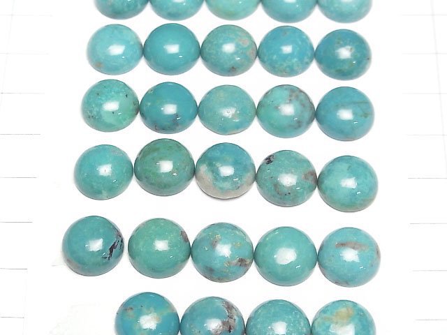 Türkis AA++ Runde Cabochon 12x12mm 1Stück