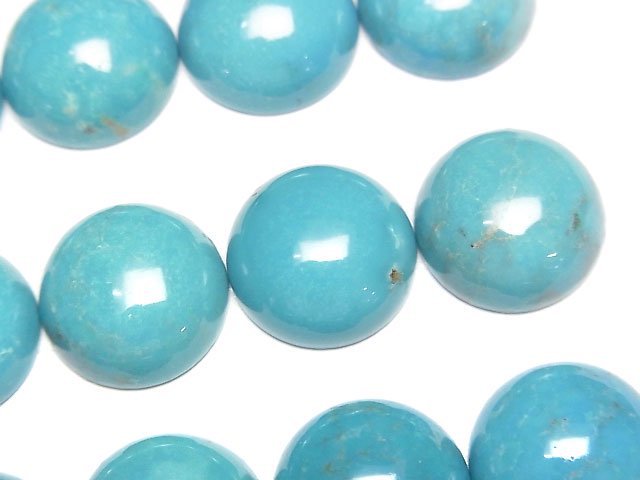 Turquoise AAA Round Cabochon 14x14mm 1pc