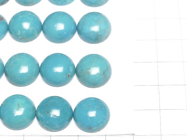Türkis AAA Runde Cabochon 14x14mm 1Stück