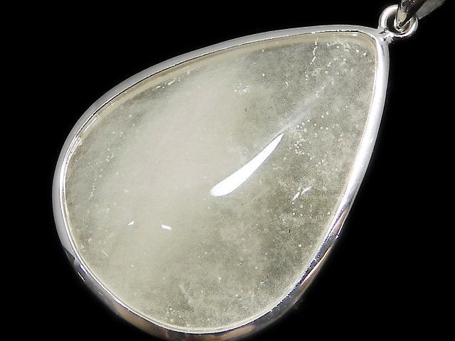 Pendentif Verre du Désert Libyen Argent 925 Pièce Unique N°116