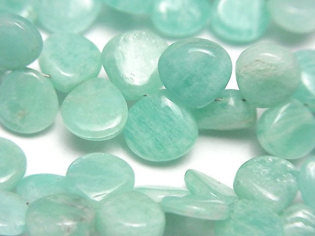 Amazonite AA++ Chestnut (Smooth) half or 1strand beads (aprx.6inch/16cm)