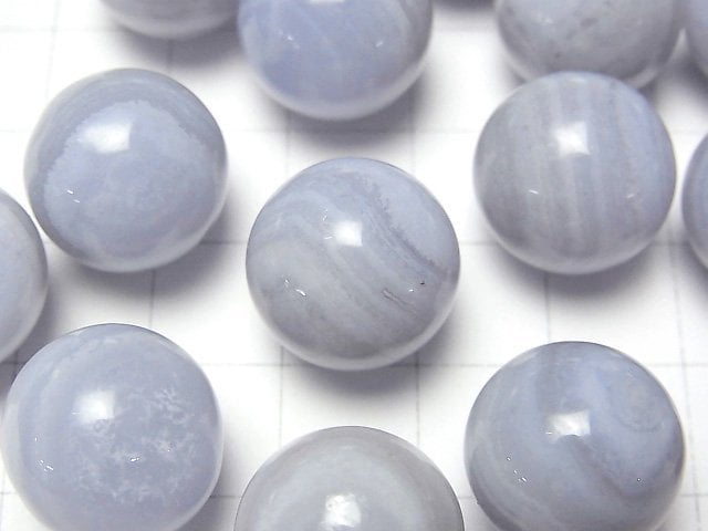 Blue Lace Agate AA++ Sphere, Round 15mm 1pc