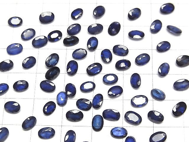 Hochwertiger Saphir AAA- Lose Stein Oval Facettiert 6x4mm 1 Stück