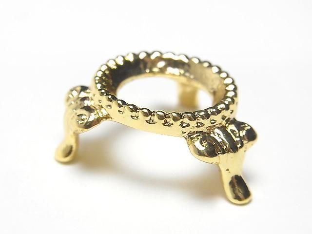 Sockel 11x24mm Goldfarbe 1 Stück
