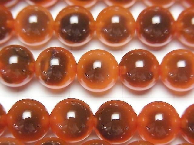 Red color Tapioca Agate Round 8mm 1strand beads (aprx.15inch/36cm)