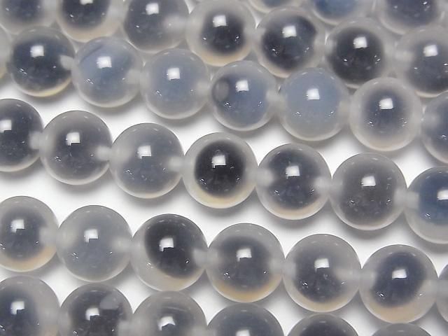 Tapioca Agate Round 8mm 1strand beads (aprx.15inch/36cm)