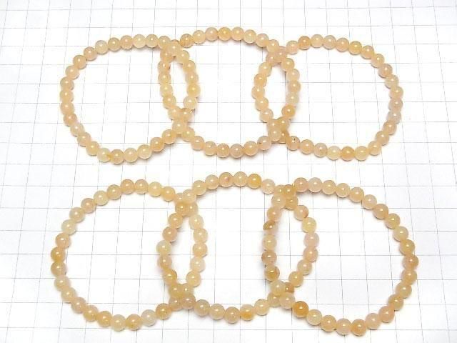 Himalayan Red Gold Azozeo Azeztulite AA+ Rund 6mm Armband