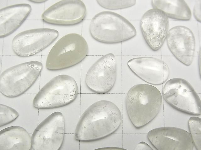 Libysches Wüstenglas Birnenform Cabochon Größenmix 4 Stück