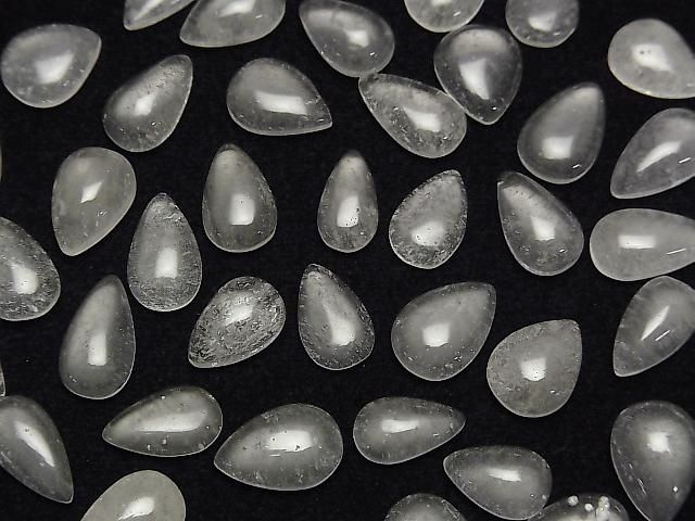 Libysches Wüstenglas Birnenform Cabochon Größenmix 4 Stück