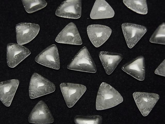 Libysches Wüstenglas Dreieck Cabochon Größenmix 3 Stück