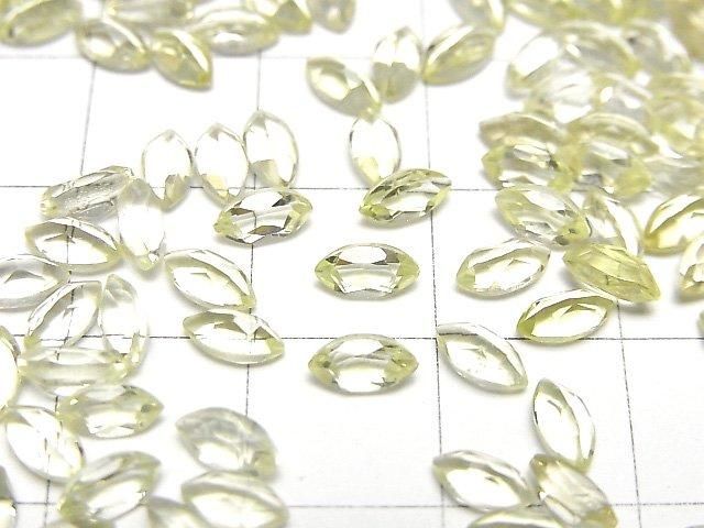 High Quality Lemon Quartz AAA Loose stone Marquise Faceted 6x3mm 10pcs