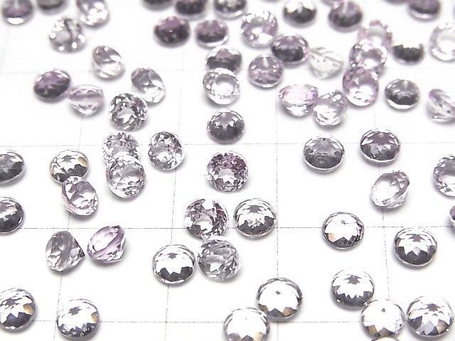 High Quality Kunzite AAA Loose stone Round Faceted 4x4mm 1pc