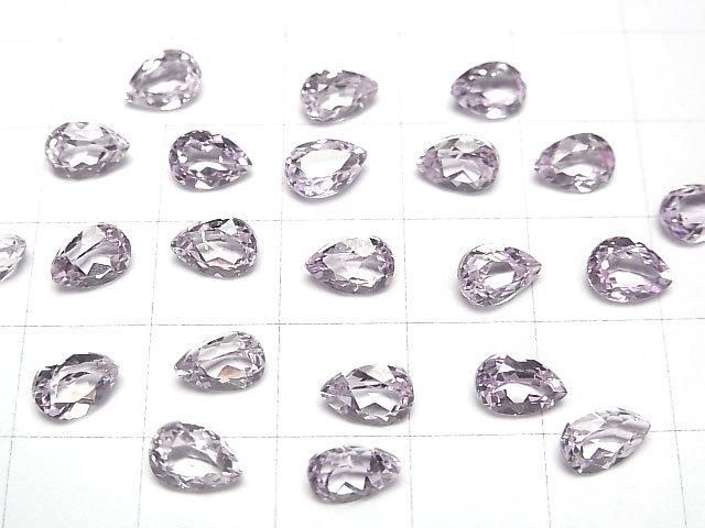 Hochwertiger Kunzit AAA Lose Stein Tropfenform Facettiert 7x5mm 1Stück