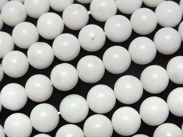White Opal AAA- Round 6.5mm 1strand beads (aprx.15inch/37cm)
