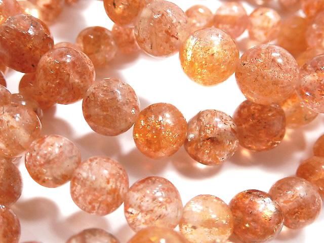 Sunstone AA++ Round Bracelet