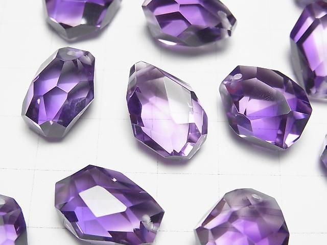 High Quality Amethyst AAA Faceted Nugget 1pc