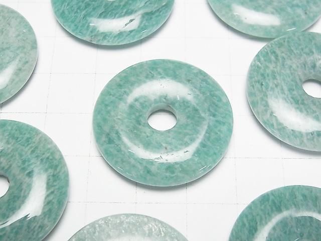Amazonite AA++ Coin (Donut) 30x30mm 1pc