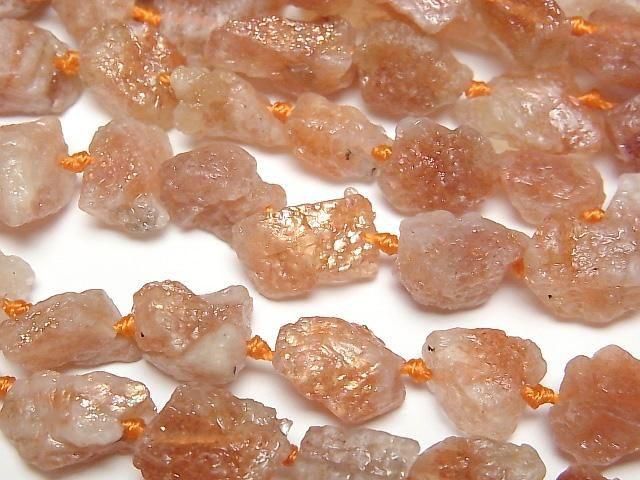Sunstone AA Rough Rock Nugget 1strand beads (aprx.15inch/38cm)