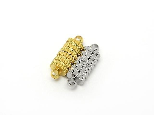 Metal parts Magnetic Clasp with Jump Ring 14x5x5mm 5pairs