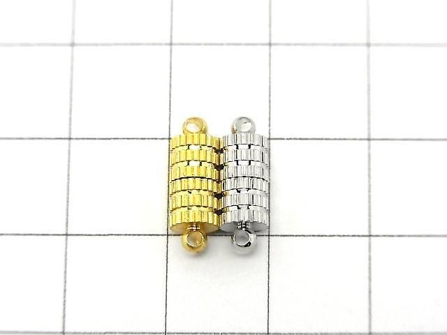 Metal parts Magnetic Clasp with Jump Ring 14x5x5mm 5pairs