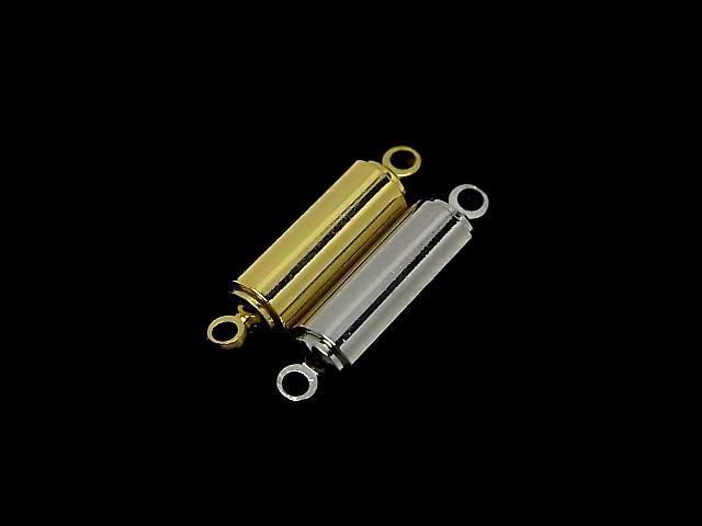 Fermoir anneau de jonction en métal avec fermoir magnétique 18x5x5mm 5 paires