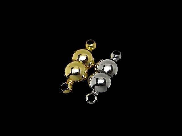 Metal parts Magnetic Clasp with Jump Ring 15x6x6mm 5pairs